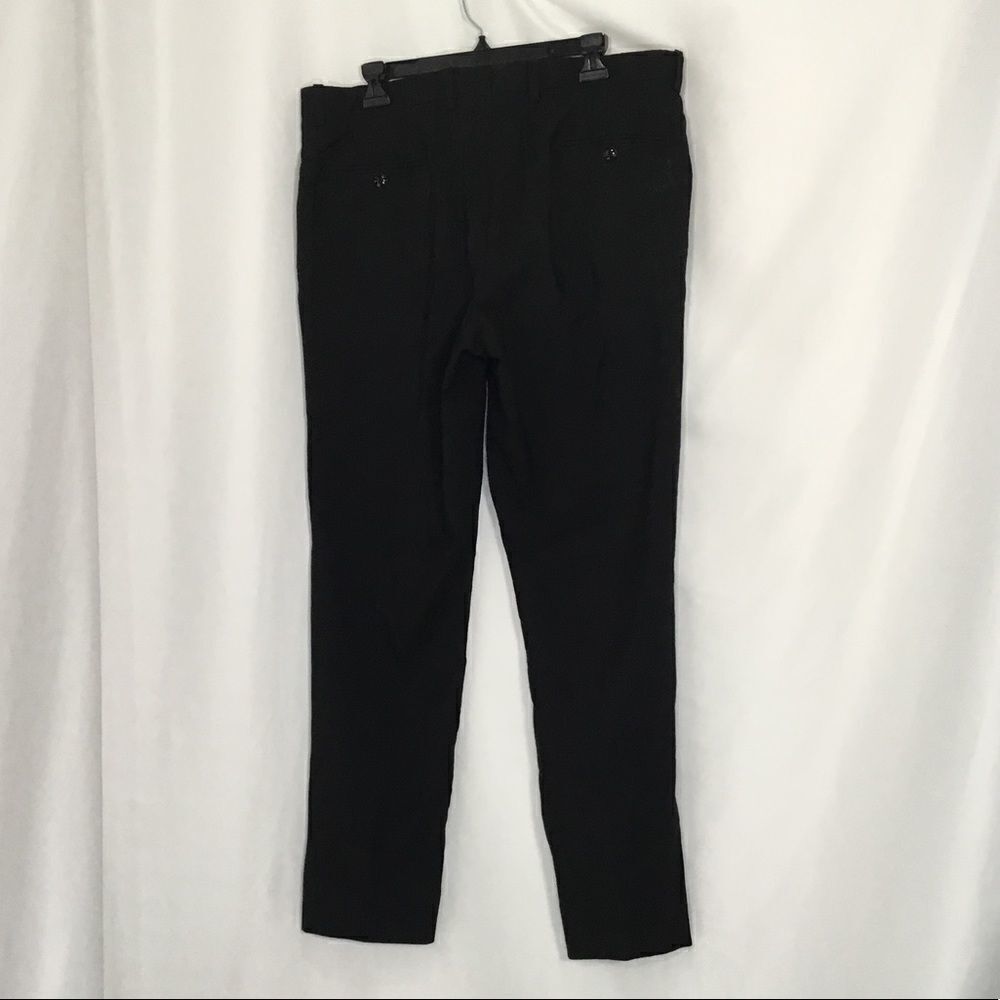 Jefferson Flat Front Solid Wool Dress Pants (B14) - image 4